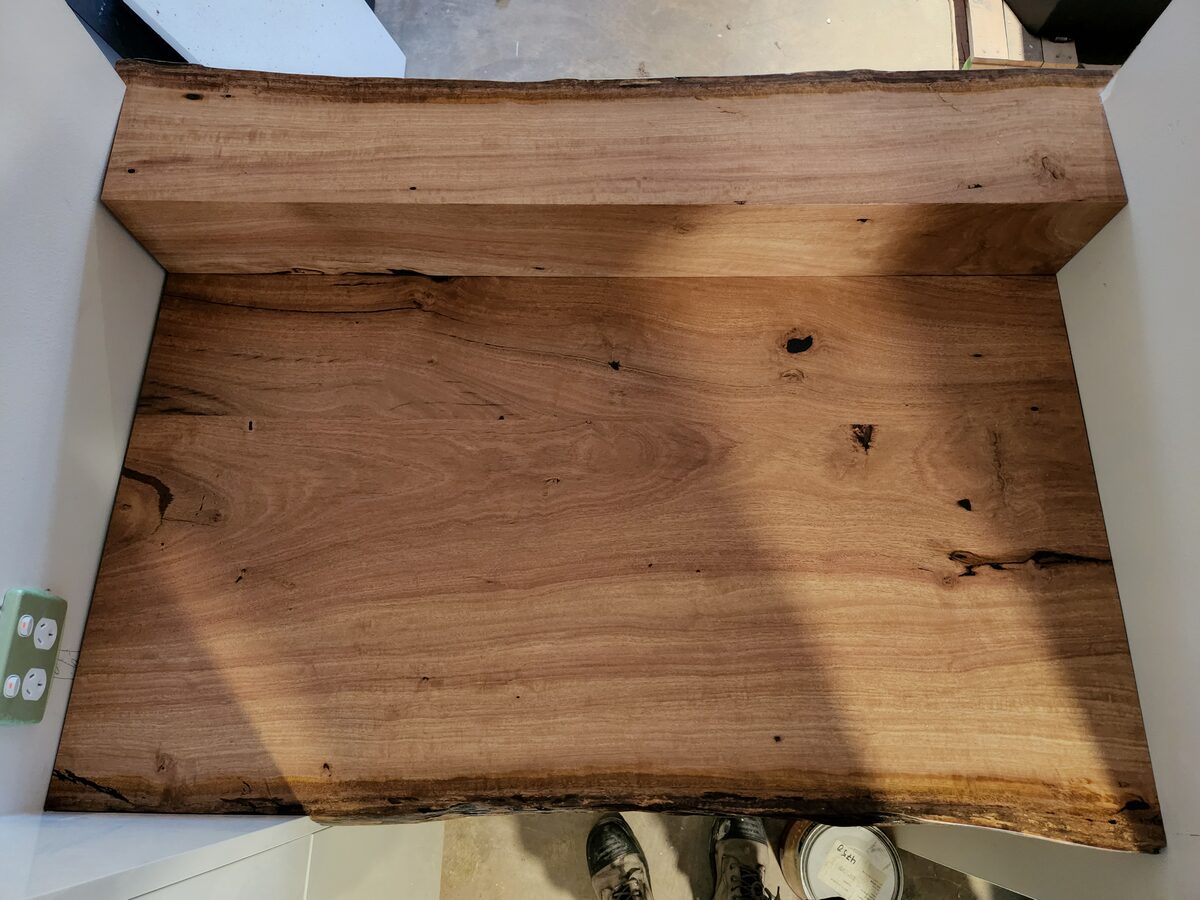 Custom timber benchtop, Perth WA